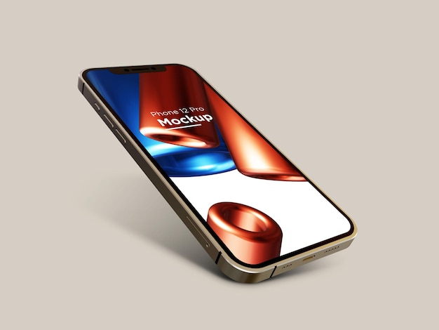 Realistic smartphone mockup