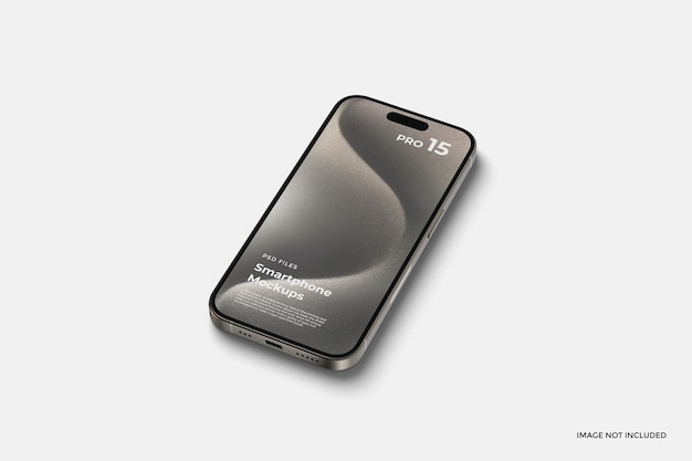 PSD mockup di presentazione realistica per smartphone con sfondo psd modificabile