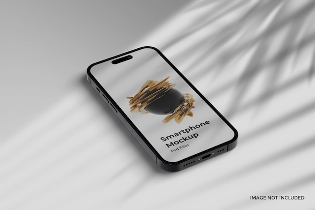 Realistic smartphone presentation mockup