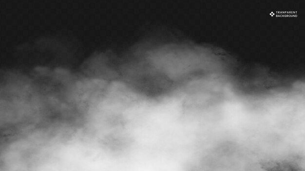 Realistic smoke fog and mist texture with layered and translucent effect