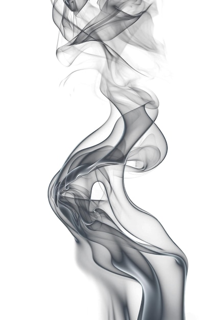 PSD realistic smoke illustrations on a transparent background ideal for adding atmospheric effects