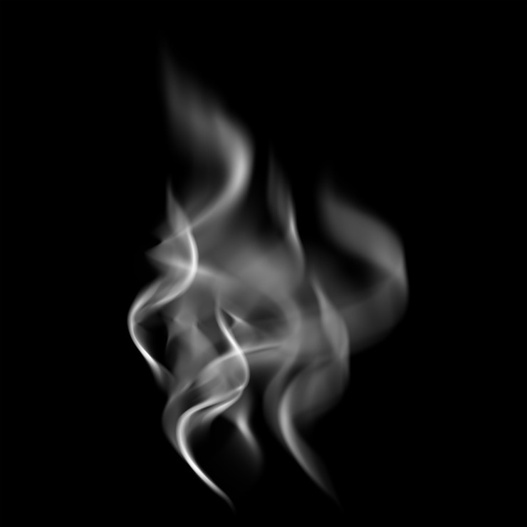 PSD realistic smoke