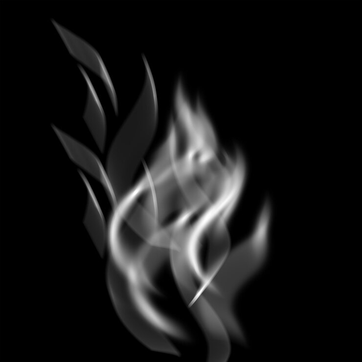 PSD realistic smoke
