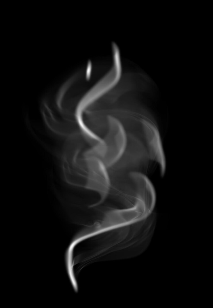 PSD realistic smoke