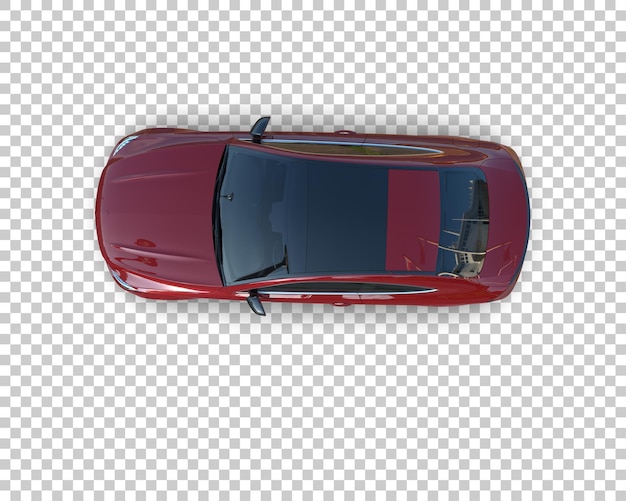 realistic sport car isolated on background 3d rendering illustration