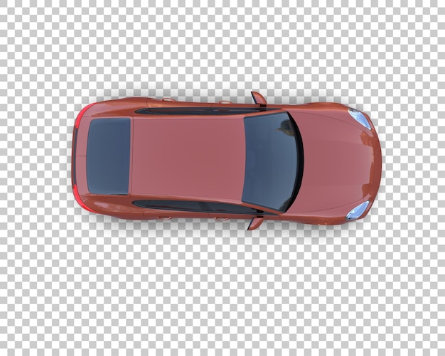 realistic sport car isolated on background 3d rendering illustration