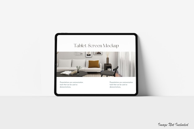 PSD schermo del tablet realistico mockup premium psd