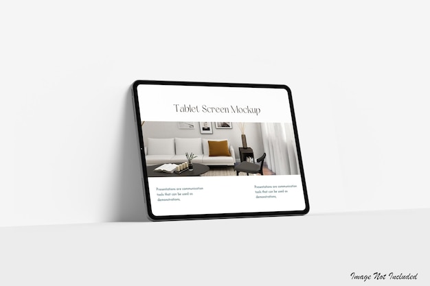 PSD schermo del tablet realistico mockup premium psd