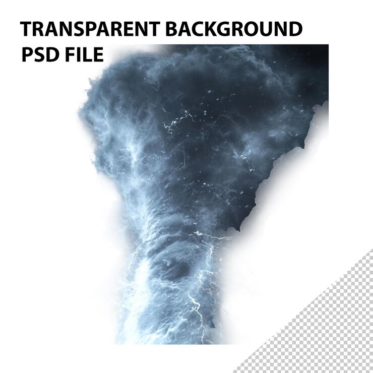 PSD реалистичный торнадо psd