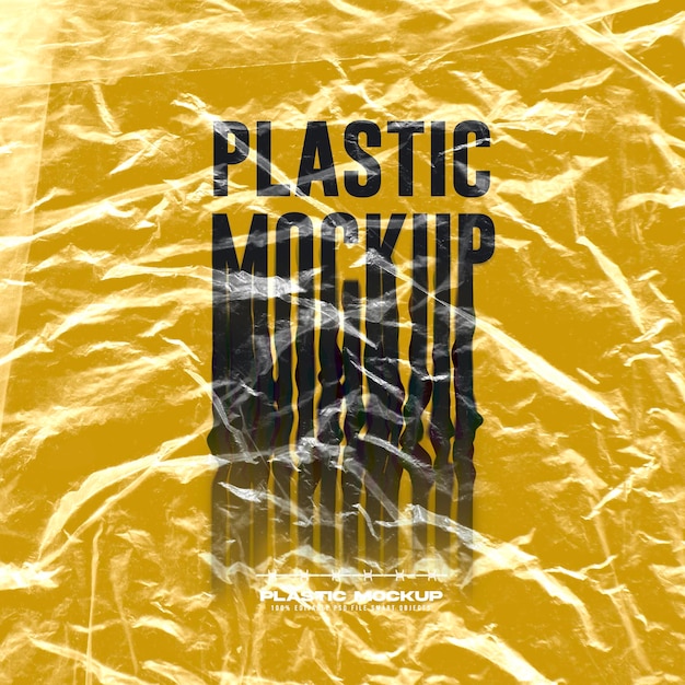 Un modello realistico di plastica trasparente