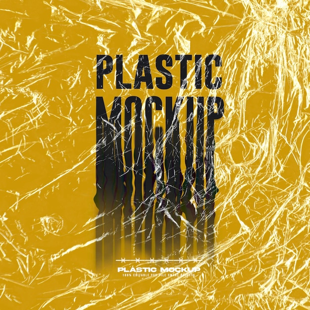 Un modello realistico di plastica trasparente