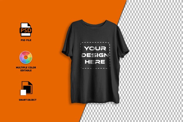 PSD realistic tshirt mockup psd template