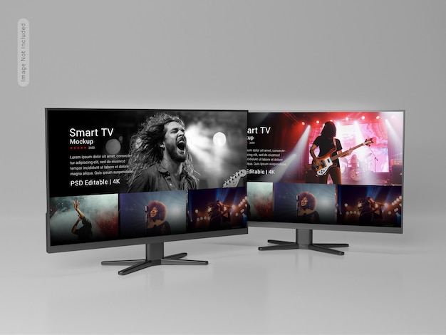 リアルなテレビ画面。現代のテレビ LED パネル