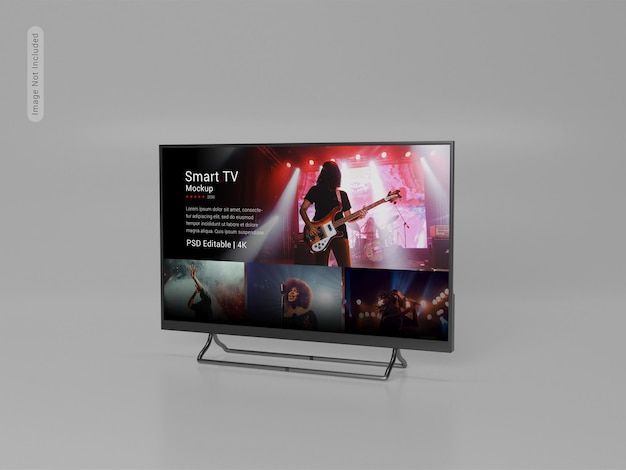リアルなテレビ画面。現代のテレビ LED パネル