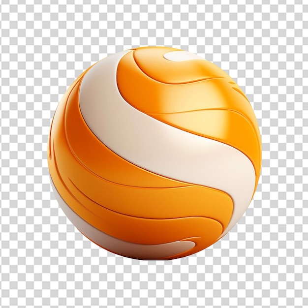 PSD realistic volleyball png transparent