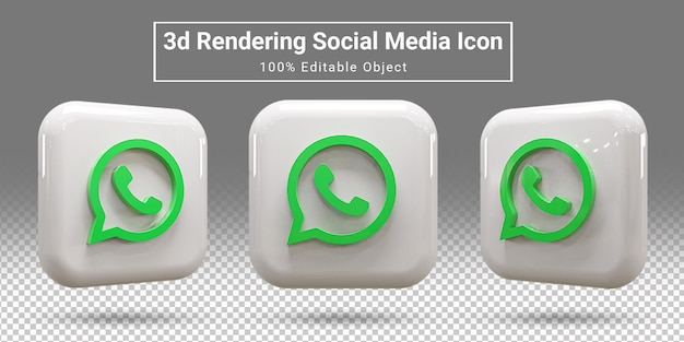 현실적인 Whatsapp 소셜 미디어 아이콘 설정 Whatsapp 앱 아이콘