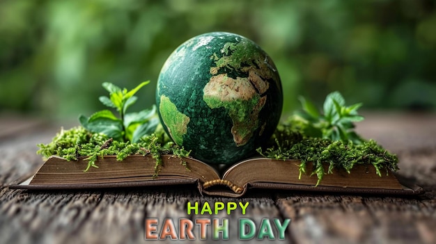 realistic World environment and Earth Day concept banner and background