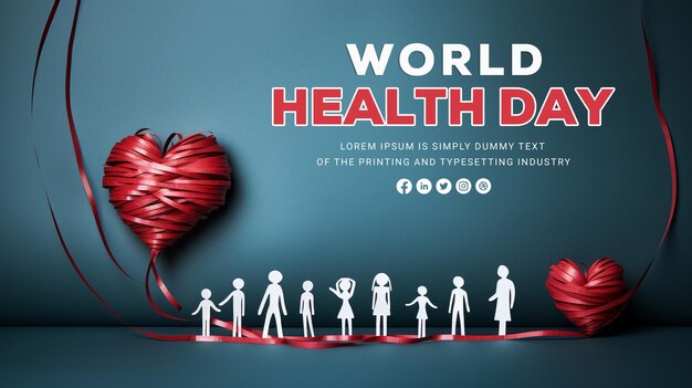 Lo sfondo realistico della giornata mondiale della salute