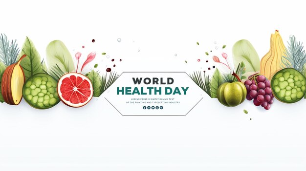 PSD realistic world health day background