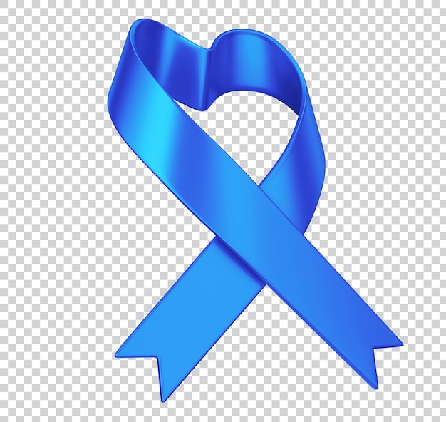 Realistisch blue ribbon world prostate cancer day-concept