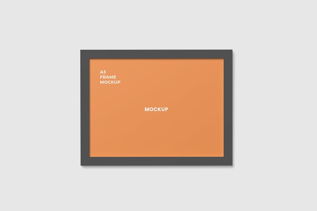 Realistisch Frame Mockup horizontaal