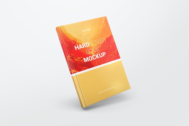 Realistisch hardcover boekmodel