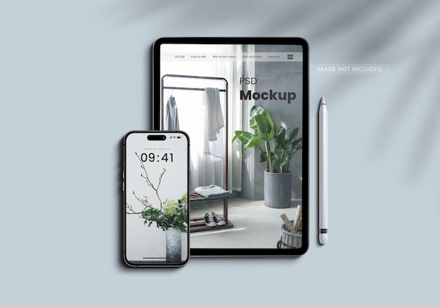 Realistisch iphone 14 pro max mockup-ontwerp