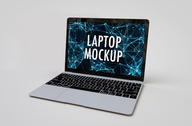 PSD realistisch laptopmodel