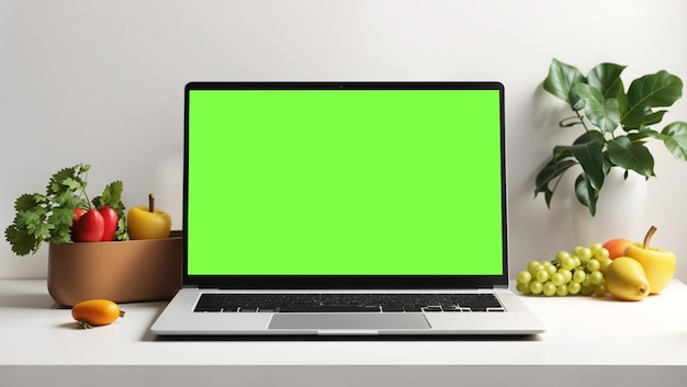 Realistisch laptopscherm mockup ontwerp bewerkbaar PSD-bestand downloaden