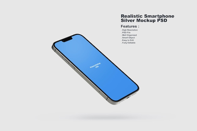 Realistisch premium smartphonemodel premium psd