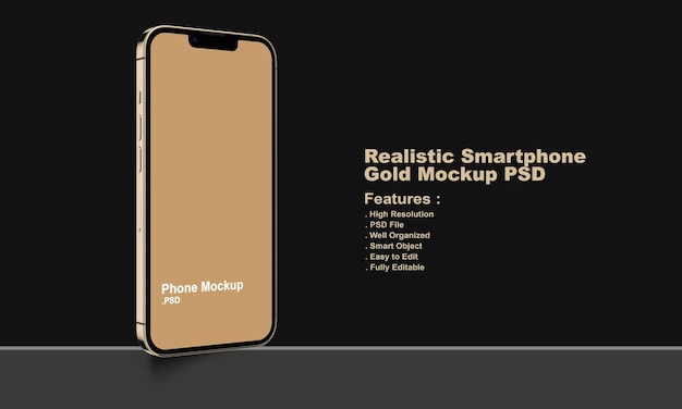 Realistisch premium smartphonemodel