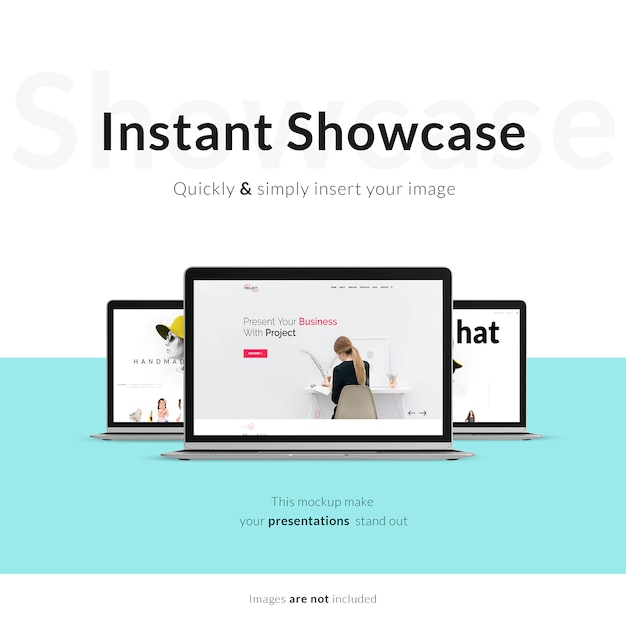 Realistisch scherm mock up