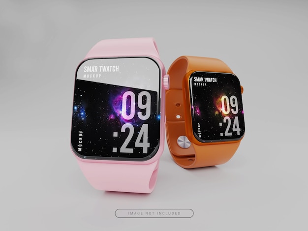 Realistisch smartwatch-model