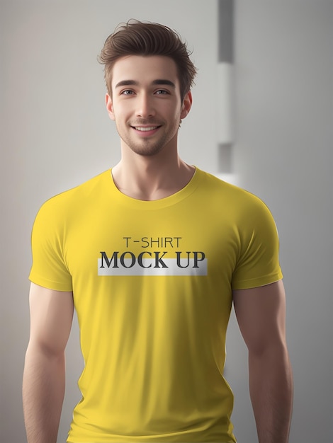 realistisch t-shirtmodel