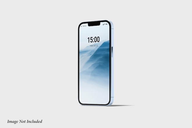 Realistisch telefoonmodel Premium Psd