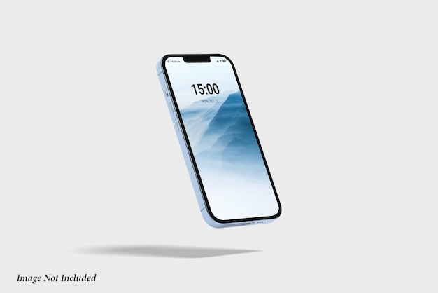 Realistisch telefoonmodel Premium Psd