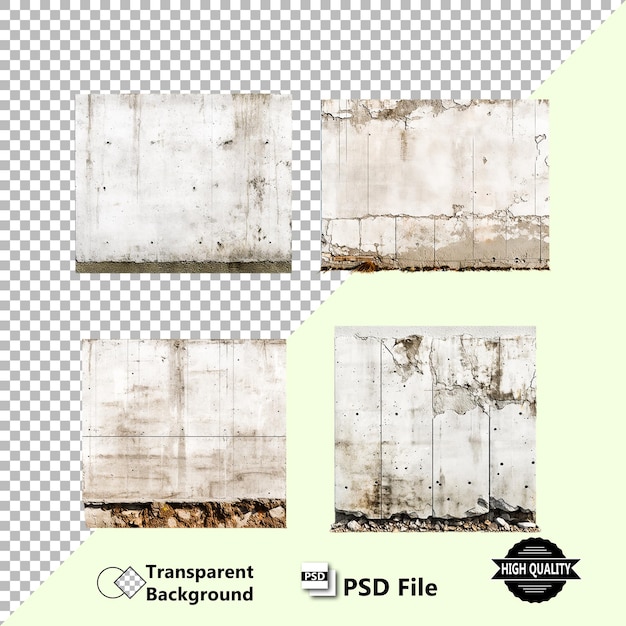 Realistische betonnen textuur PSD HighResolution amp Transparente achtergrond