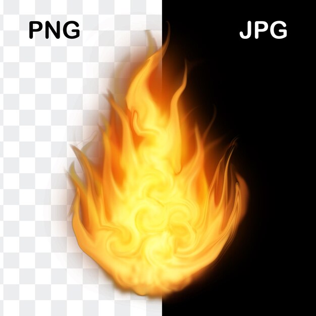 PSD realistische brandende vuurvlammen brandende hete vonken realistische vuurvlam vuurvlammen effect