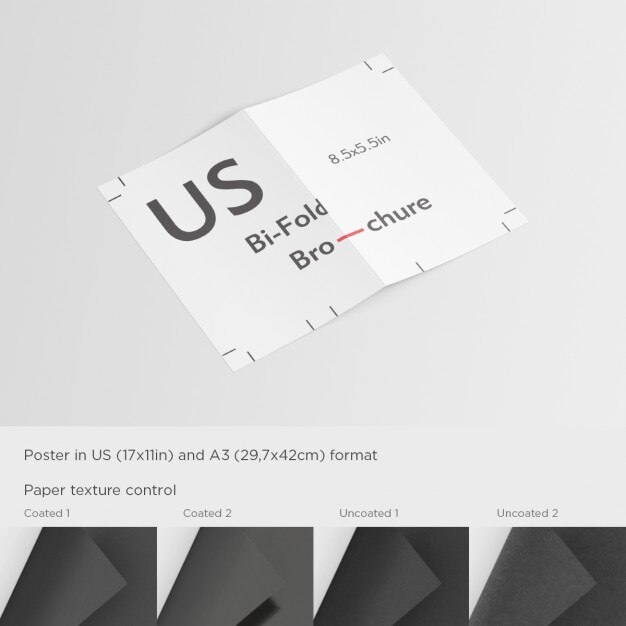 Realistische brochure presentatie