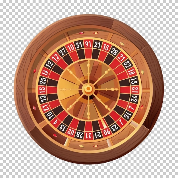 Realistische casino-items gouden munten jackpot casino poker chips roulette op transparante achtergrond