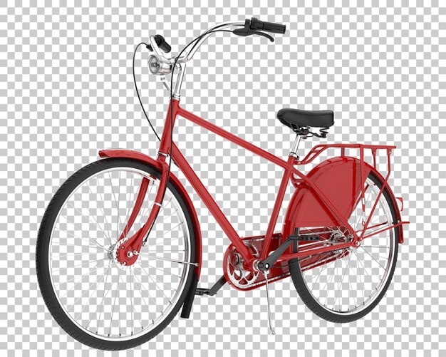 PSD realistische fiets geïsoleerd op transparante achtergrond 3d-rendering illustratie