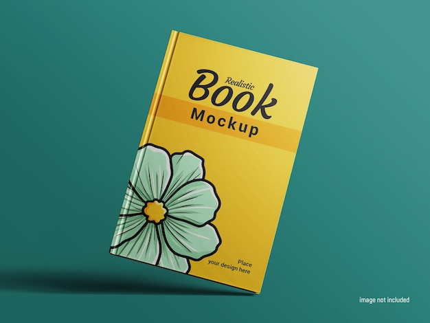 PSD realistische hardcover boek psd mockup