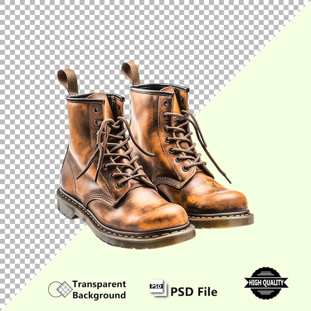 Realistische leren Trench Coat PSD Hoogwaardige mode-illustratie op doorzichtige achtergrond