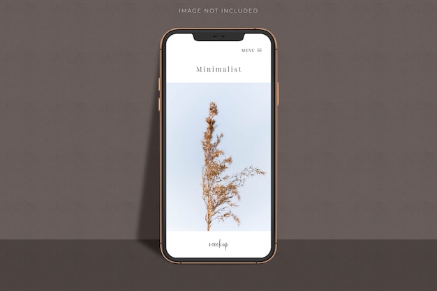 PSD realistische mobiele smartphone mockup scene creator met schaduw-overlay.template voor branding identiteit wereldwijde zakelijke website design app