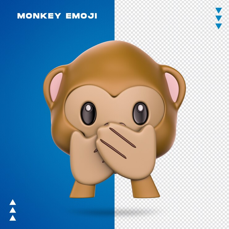 Realistische Monkey Emoji
