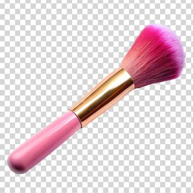 PSD realistische roze make-up penseel geïsoleerd op doorzichtige achtergrond