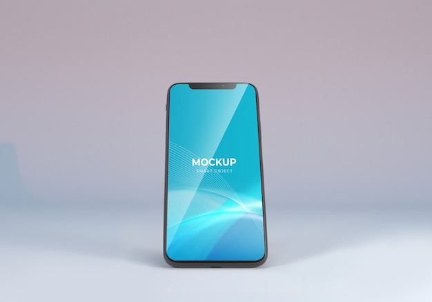 Realistische smartphone-mockup