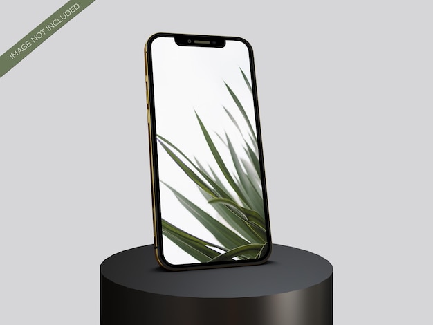 Realistische smartphone-mockup