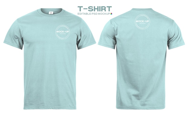 Realistische T-shirt mockup sjabloon voor uw ontwerp.