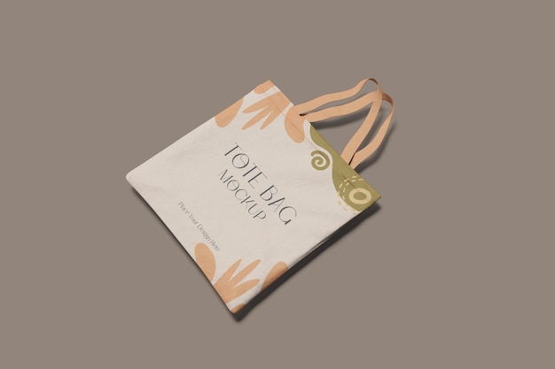 Realistische Tote Bag Mockup